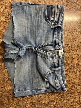 Buckle BKE 
Light Blue Denim Jean Shorts